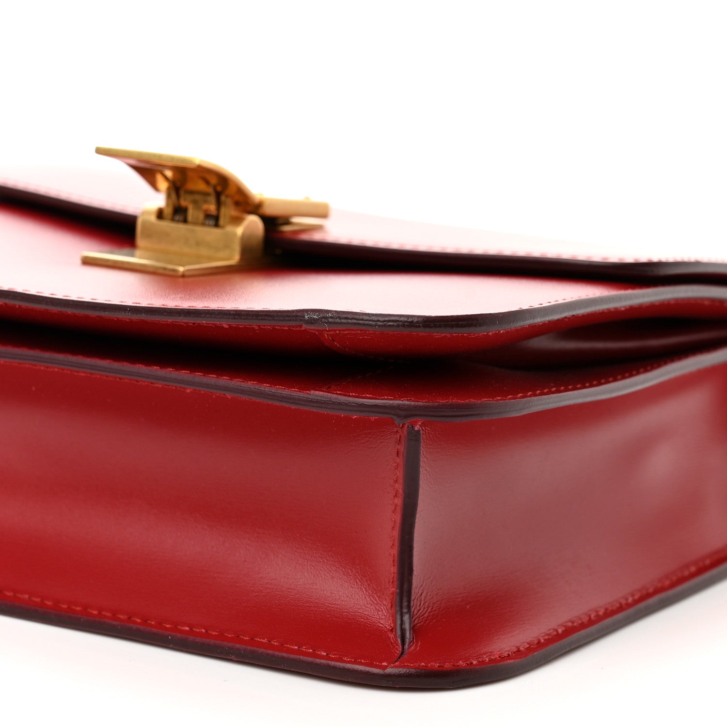 Celine Box Calfskin Teen Classic Box Flap Bag Red 10 of 13