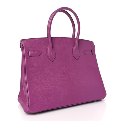 Hermes Chevre Mysore Birkin 30 Cyclamen 3 of 15