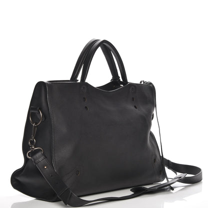Balenciaga Veau Grana Perforated Blackout Hardware City Black 3 of 8