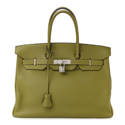 Hermes Evergrain Birkin 35 Vert Chartreuse 1 of 14
