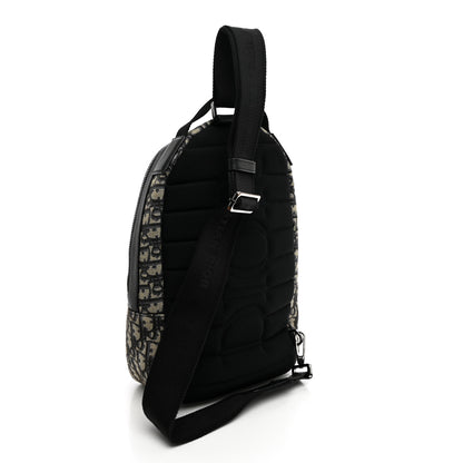 Christian Dior Oblique Mini Rider Backpack Black 3 of 10