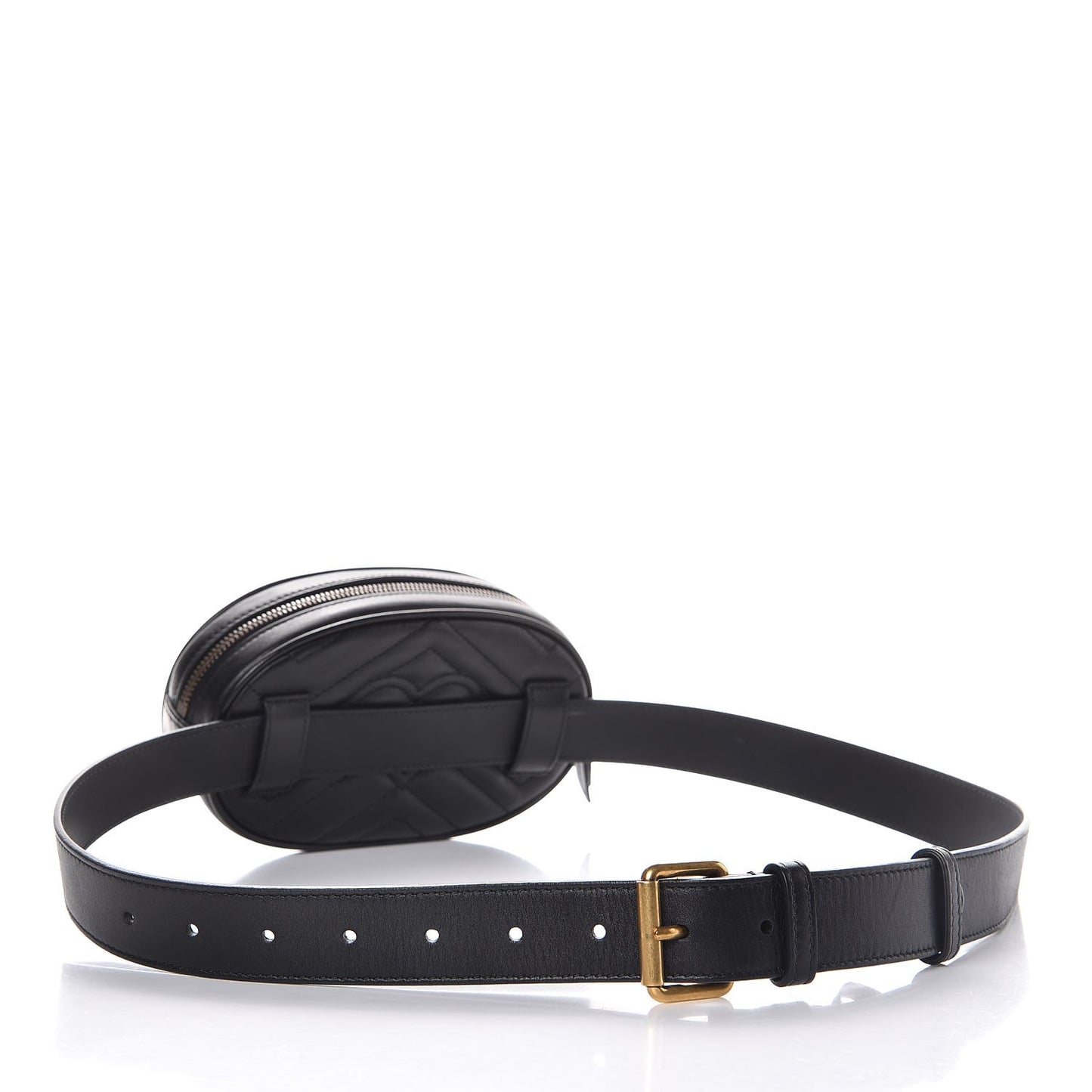 Calfskin Matelasse GG Marmont Belt Bag 95 38 Black