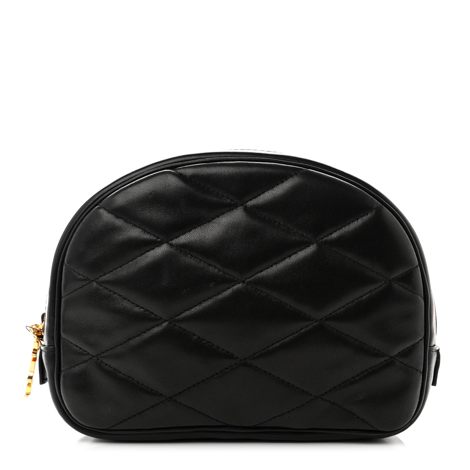Saint Laurent Lambskin Quilted Lolita Cosmetic Pouch Black 1 of 7