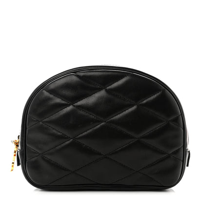 Saint Laurent Lambskin Quilted Lolita Cosmetic Pouch Black 1 of 7