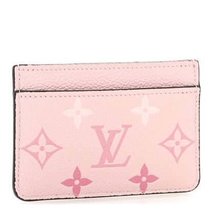 Louis Vuitton Empreinte Monogram Giant By The Pool Card Holder Bouton De Rose 3 of 8