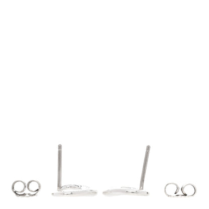 Tiffany Sterling Silver 11mm Elsa Peretti Open Heart Earrings 3 of 5