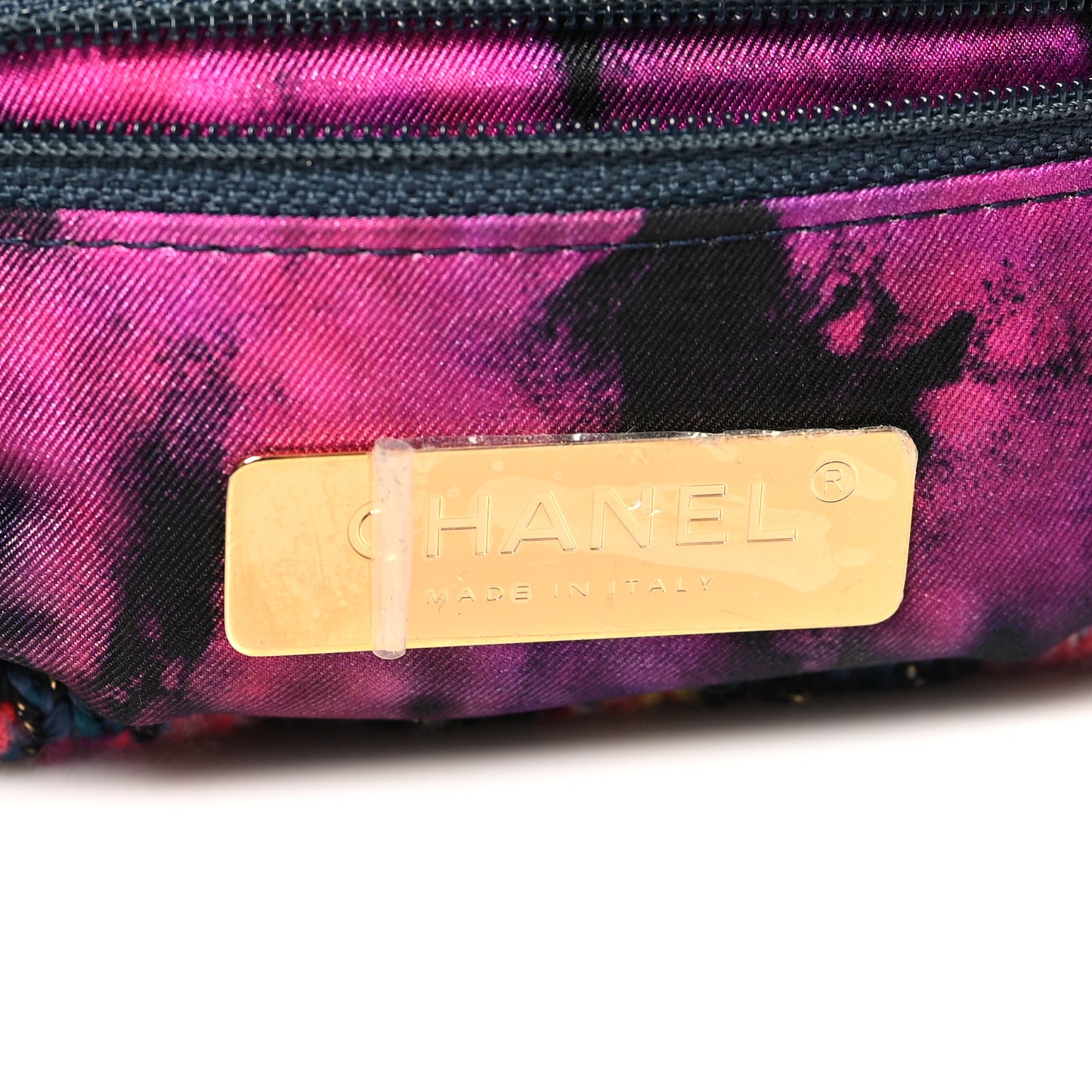 Tweed Quilted Medium Chanel 19 Flap Dark Multicolor