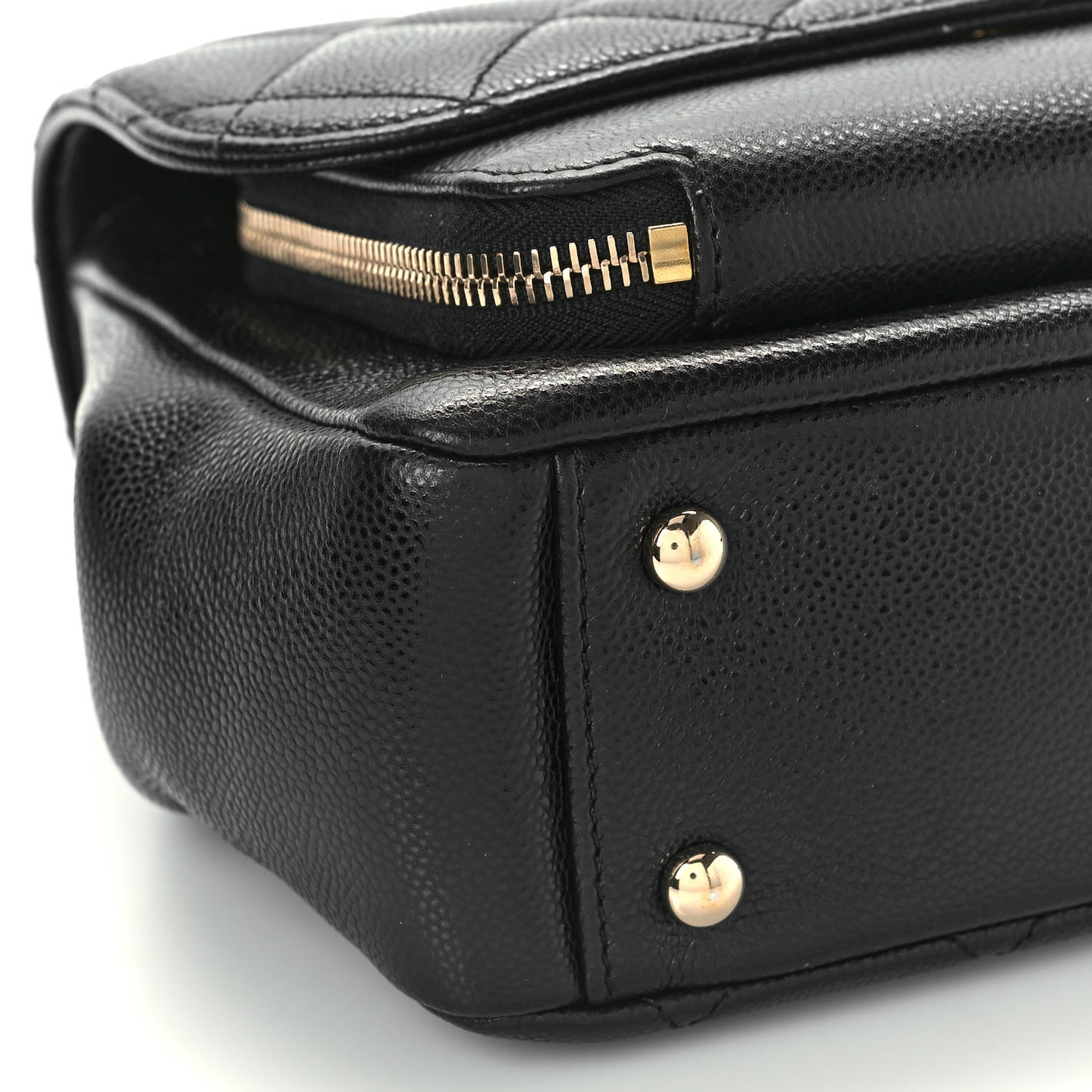 Caviar Quilted Medium Business Affinity Flap Black