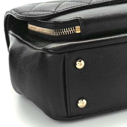 Chanel Caviar Quilted Medium Business Affinity Flap Black 8 of 10