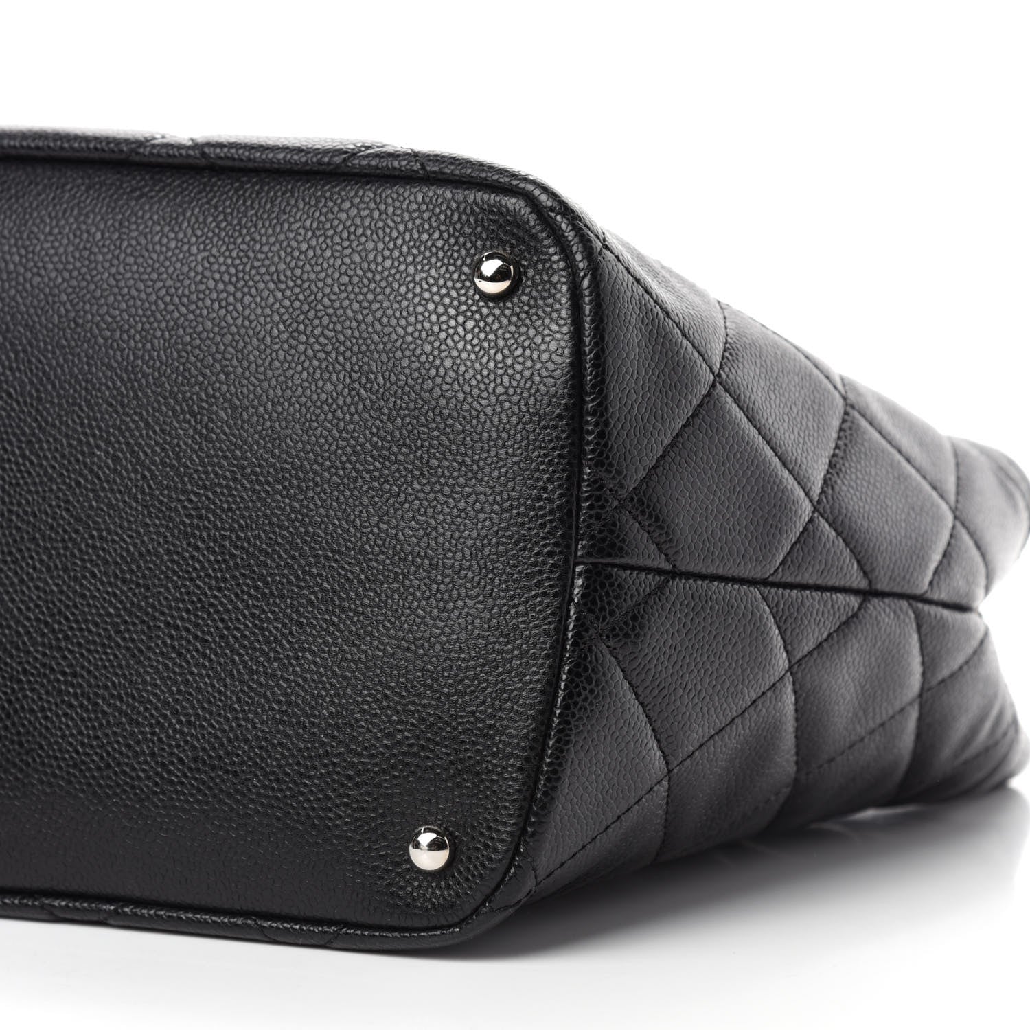 Chanel Caviar Quilted CC Timeless Soft Tote Black 7 of 11