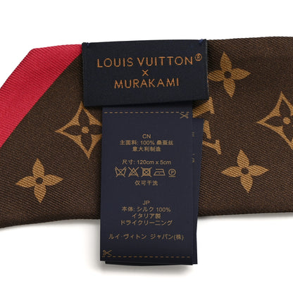 Louis Vuitton LV X TM Silk Monogram Cerises Bandeau Brown 3 of 3