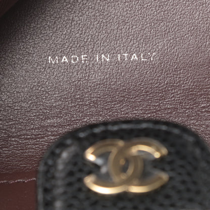 Chanel Caviar Quilted Compact Flap Wallet Black 7 of 9