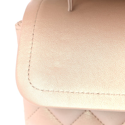 Chanel Iridescent Calfskin Quilted Medium Double Flap Beige 10 of 11
