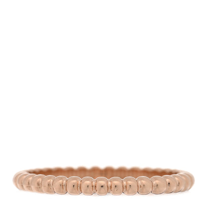 Van Cleef & Arpels 18K Rose Gold Small Perlee Ring 55 7.25 3 of 4