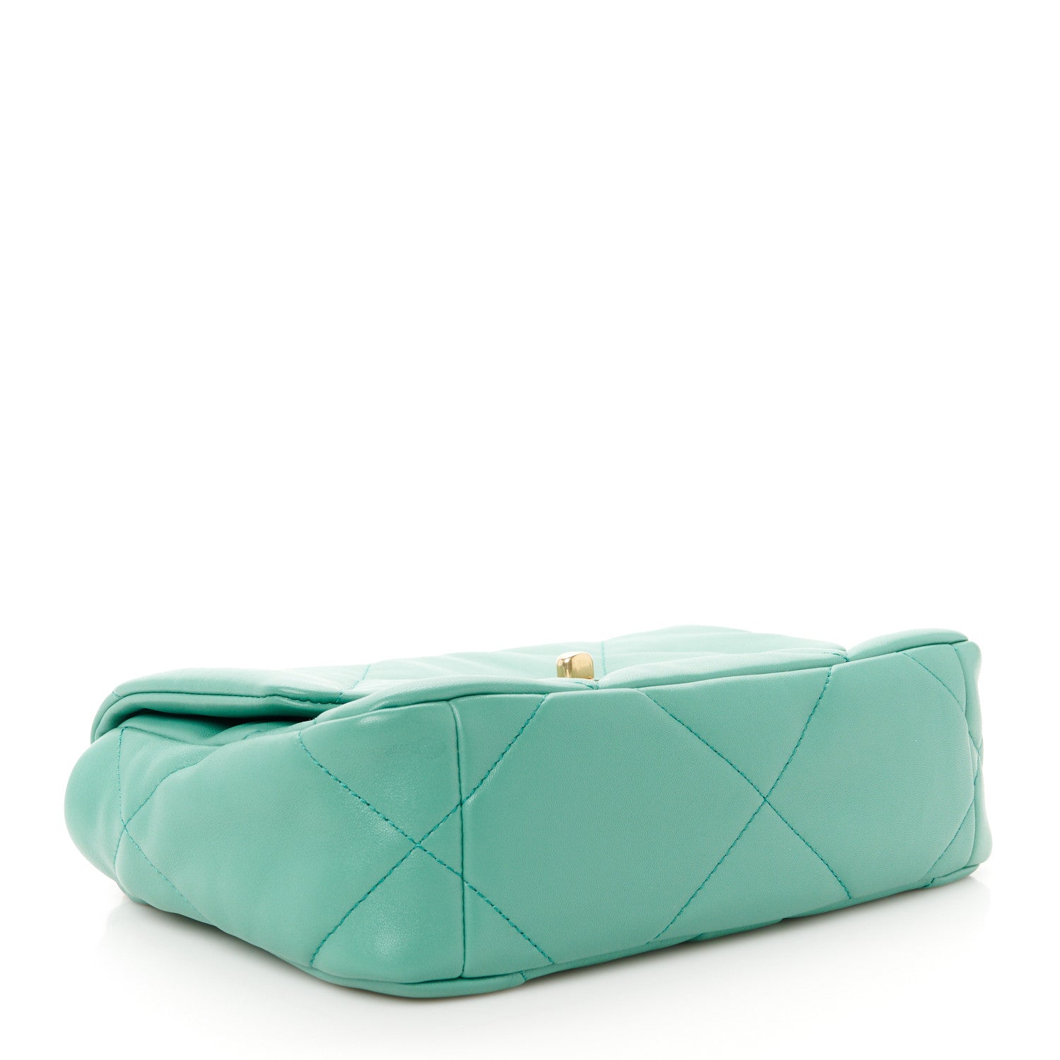 Chanel Lambskin Quilted Medium Chanel 19 Flap Green 4 of 11