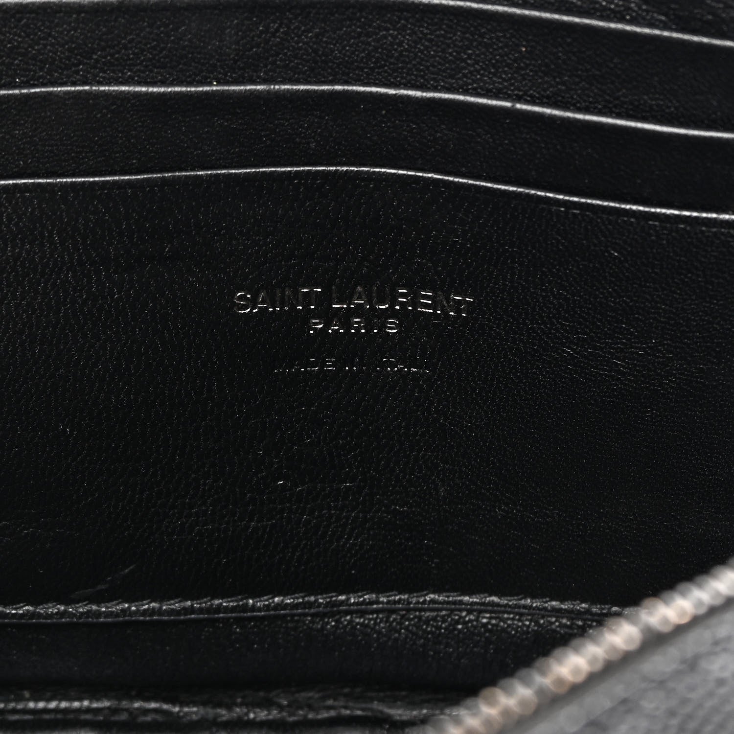 Saint Laurent Grain De Poudre Matelasse Monochrome Monogram Mini Lou Camera Bag Black 6 of 11