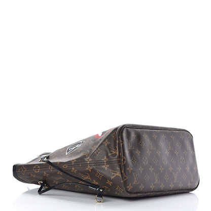Louis Vuitton Monogram World Tour Neverfull MM 5 of 12