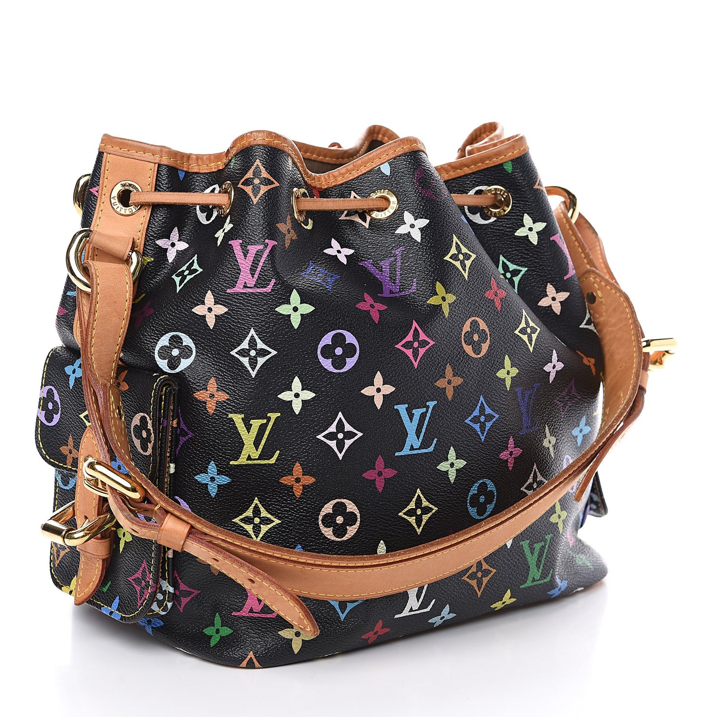 Monogram Multicolor Petit Noe Black