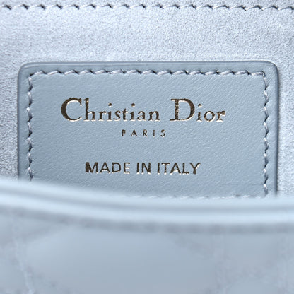 Christian Dior Lambskin Cannage Small My ABCDior Lady Dior Cloud Blue 6 of 9