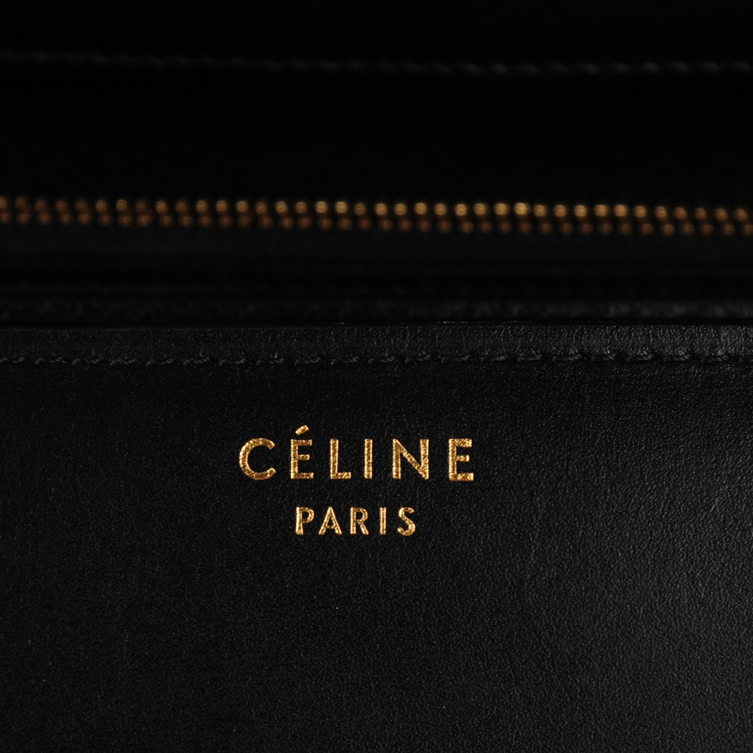 Celine Box Calfskin Medium Classic Box Flap Bag Black 6 of 8