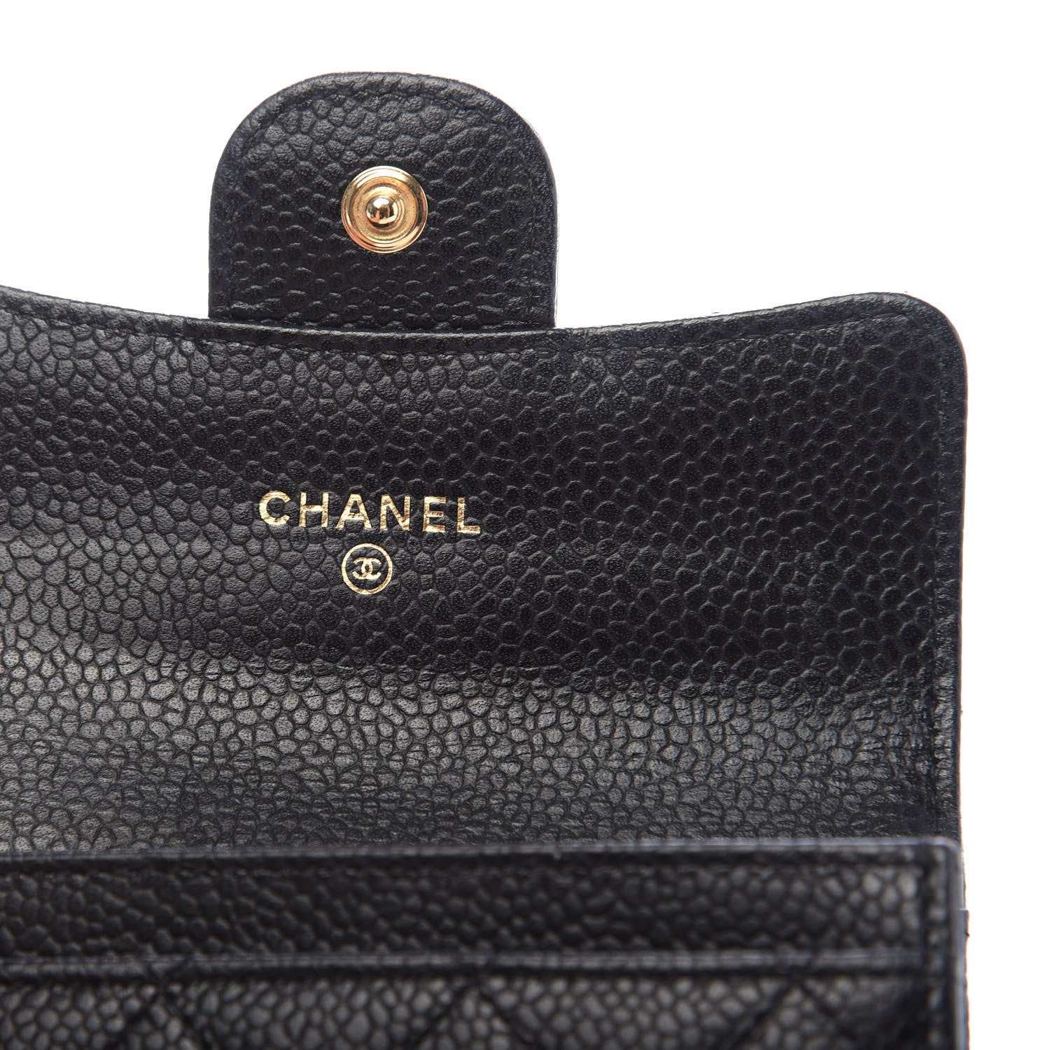 Chanel Caviar Quilted Flap Card Holder Black 6 of 7
