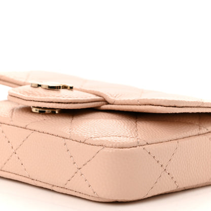 Chanel Caviar Quilted Mini Chain Belt Bag Light Beige 10 of 10