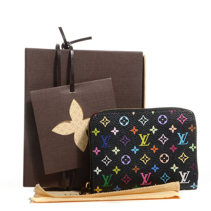 Louis Vuitton Monogram Multicolor Zippy Coin Purse Black Grenade 9 of 9