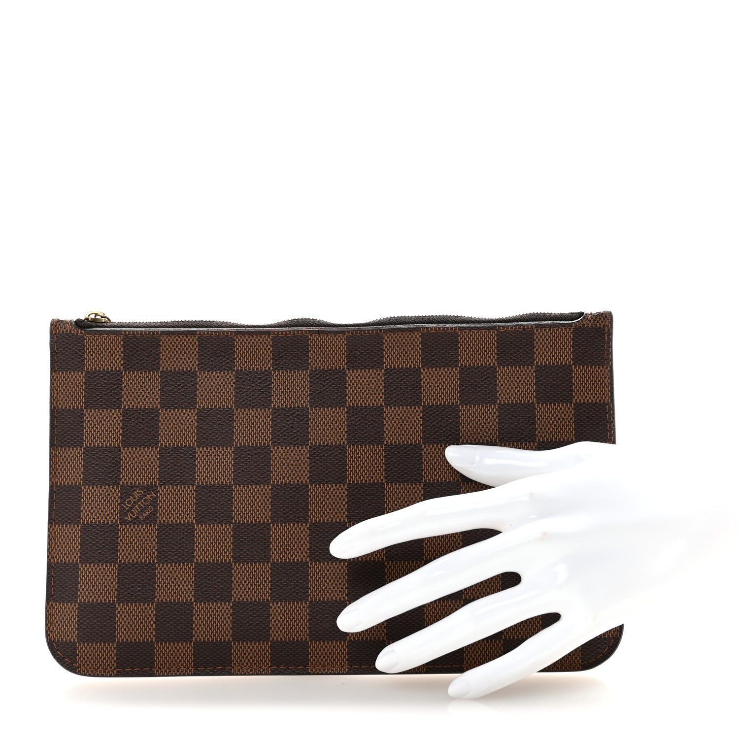 Louis Vuitton Damier Ebene Neverfull MM GM Pochette 2 of 6