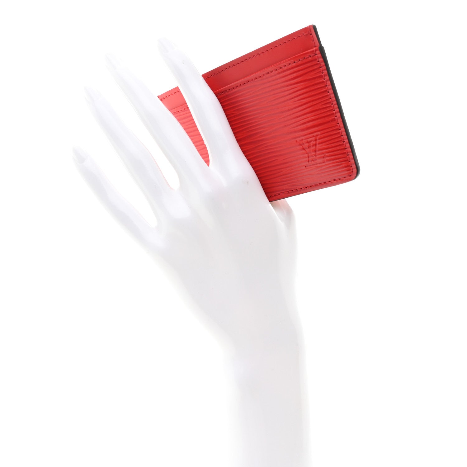 Louis Vuitton Epi Card Holder Coquelicot 2 of 7