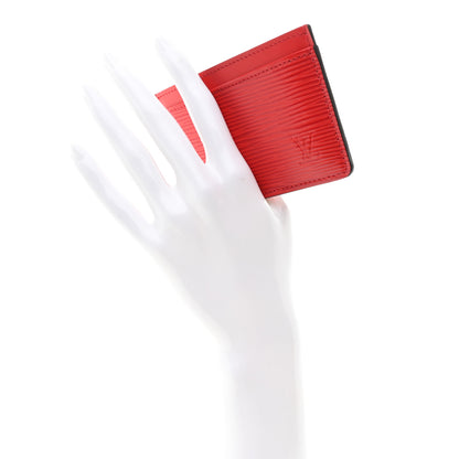 Louis Vuitton Epi Card Holder Coquelicot 2 of 7