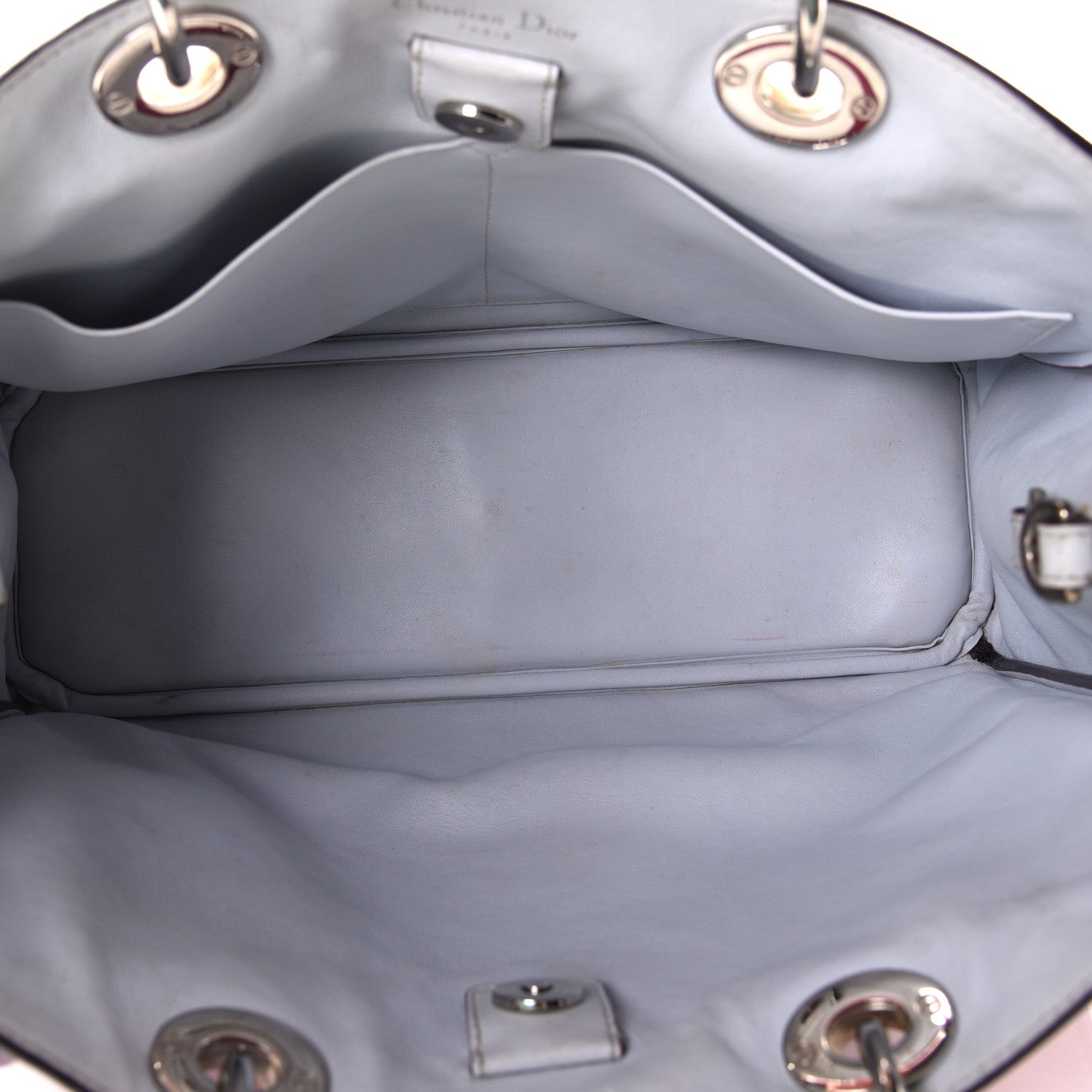 Christian Dior Calfskin Medium Diorissimo Bag Toxic Purple 9 of 14