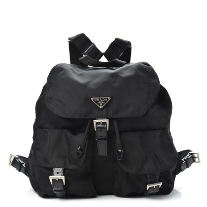 Prada Nylon Vela Medium Backpack Black 1 of 11