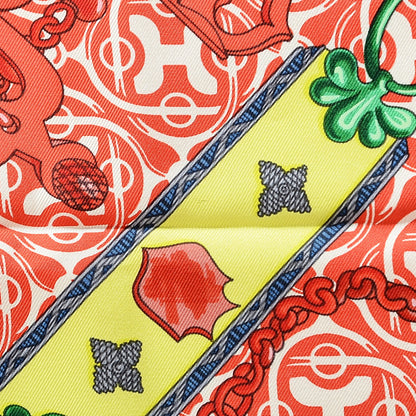 Hermes Silk Mors et Gourmettes Scarf 90 7 of 7