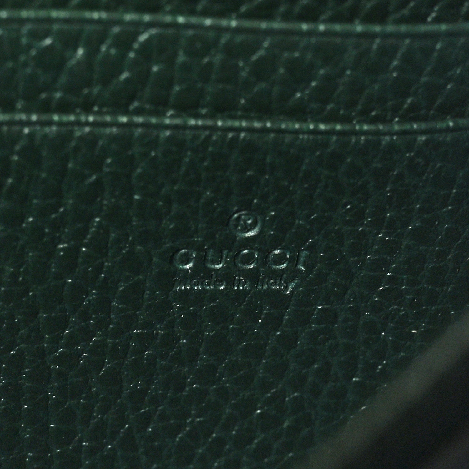 Gucci Calfskin Garden Dionysus Chain Wallet Emerald 7 of 11