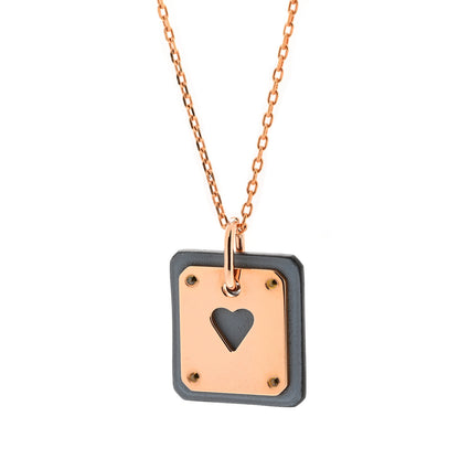Hermes Swift As De Coeur Necklace Bleu Lin 4 of 9