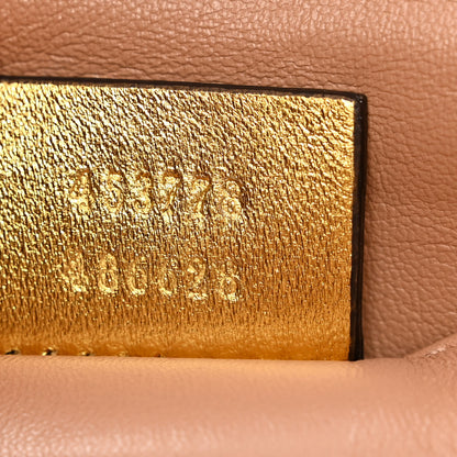 Gucci Metallic Nappa Pearl Studded Mini Queen Margaret Broadway Shoulder Bag Gold 7 of 16