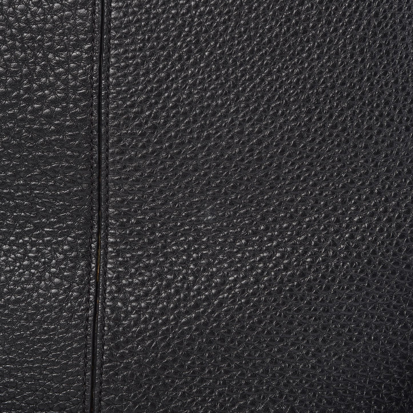Pebbled Calfskin Large Emile Soft Black Rose Gold Hardware