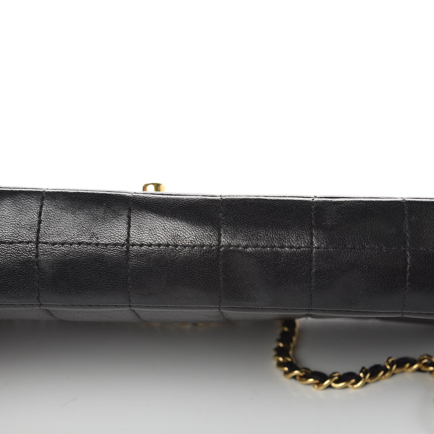 Chanel Lambskin East West Chocolate Bar Flap Black 10 of 15