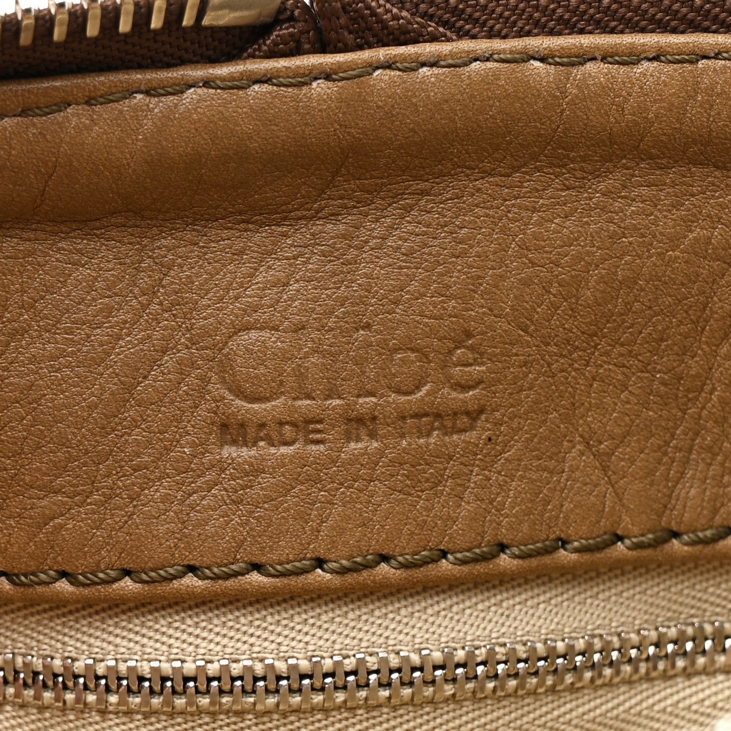 Chloe Calfskin Medium Paddington Capsule Satchel Elephant 7 of 11