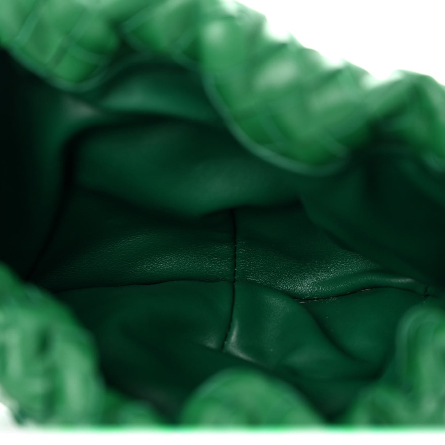Nappa Intrecciato Mini Bulb Racing Green