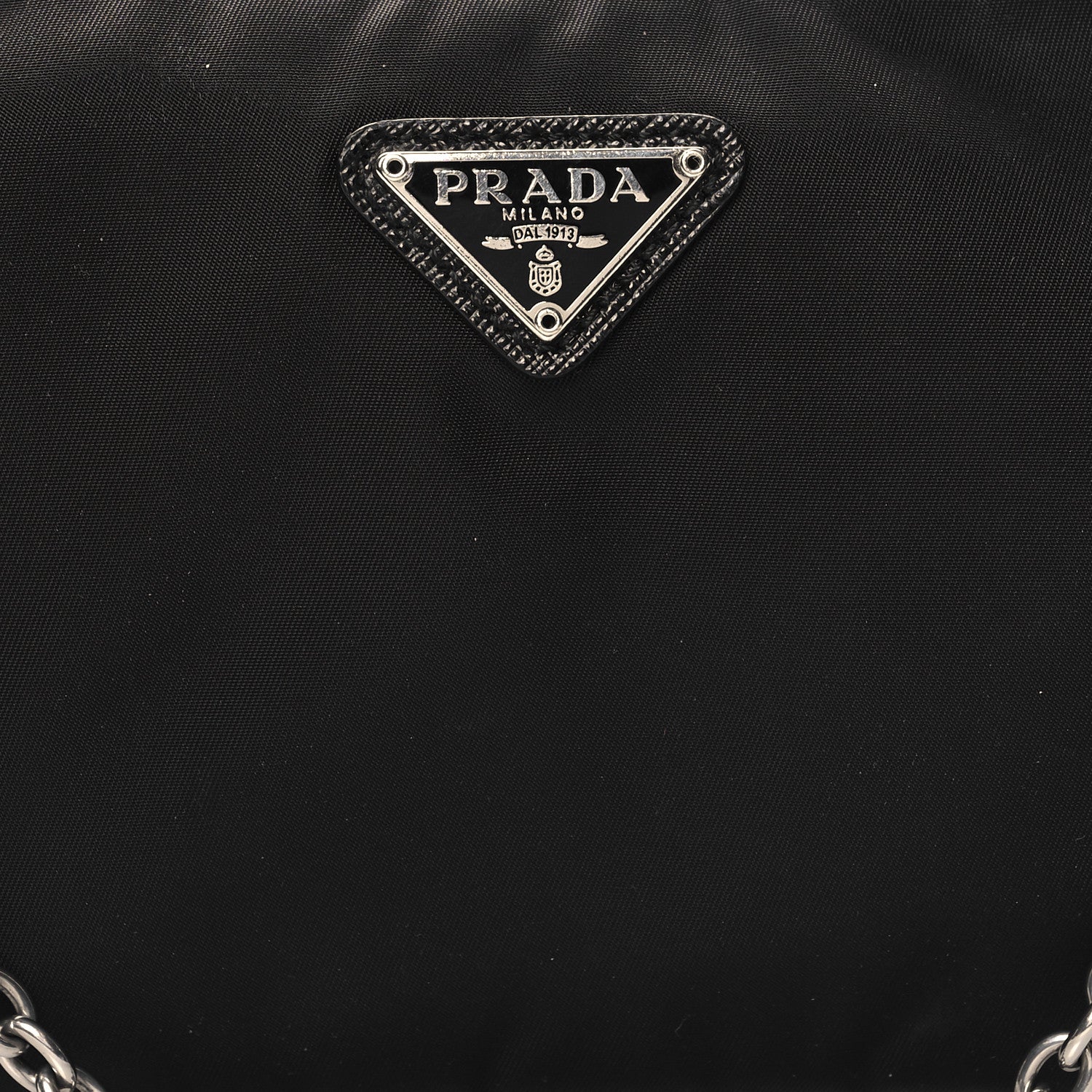 Prada Nylon Re-Edition 2005 Shoulder Bag Black 8 of 10