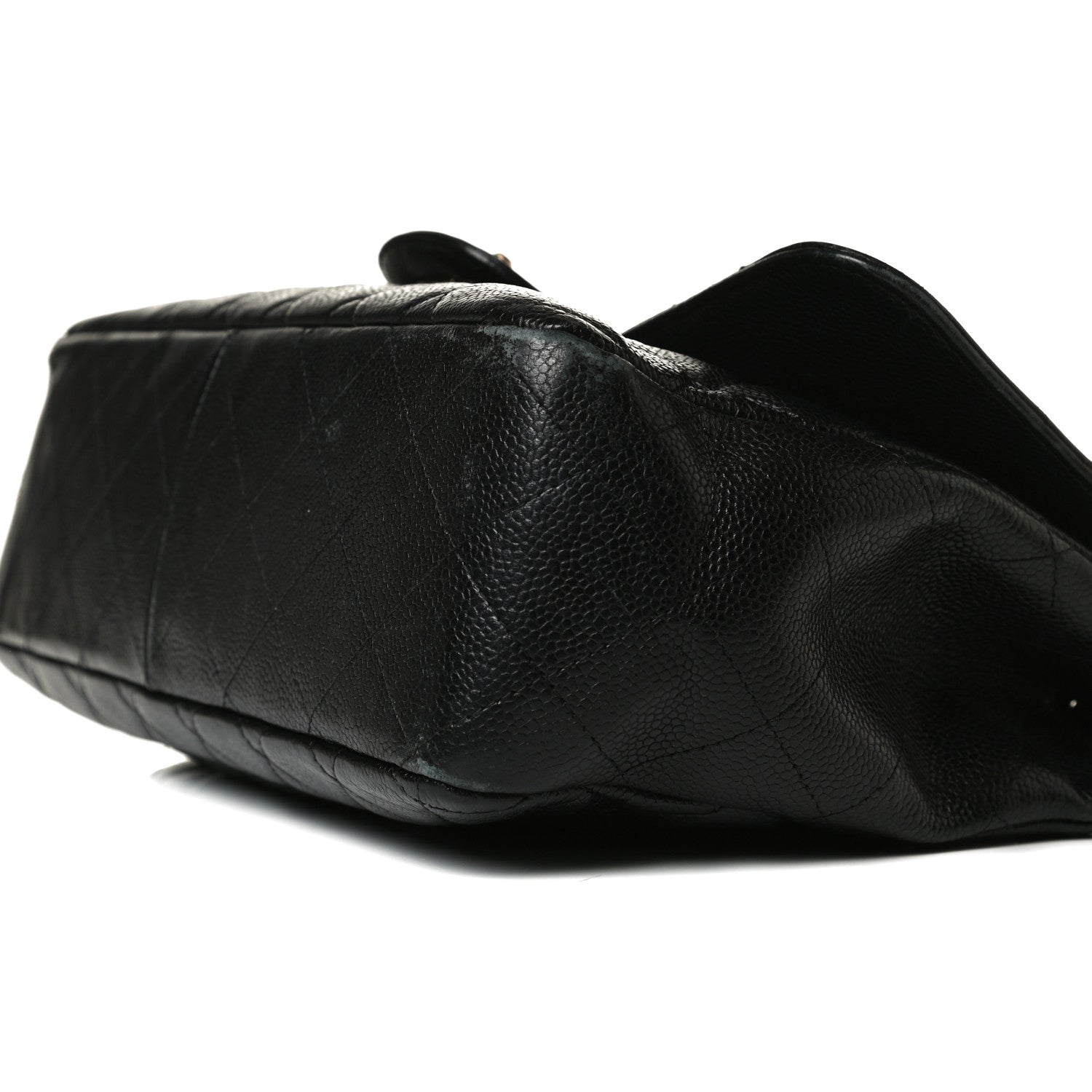 Chanel Caviar Quilted Jumbo Single Flap Black 9 of 16