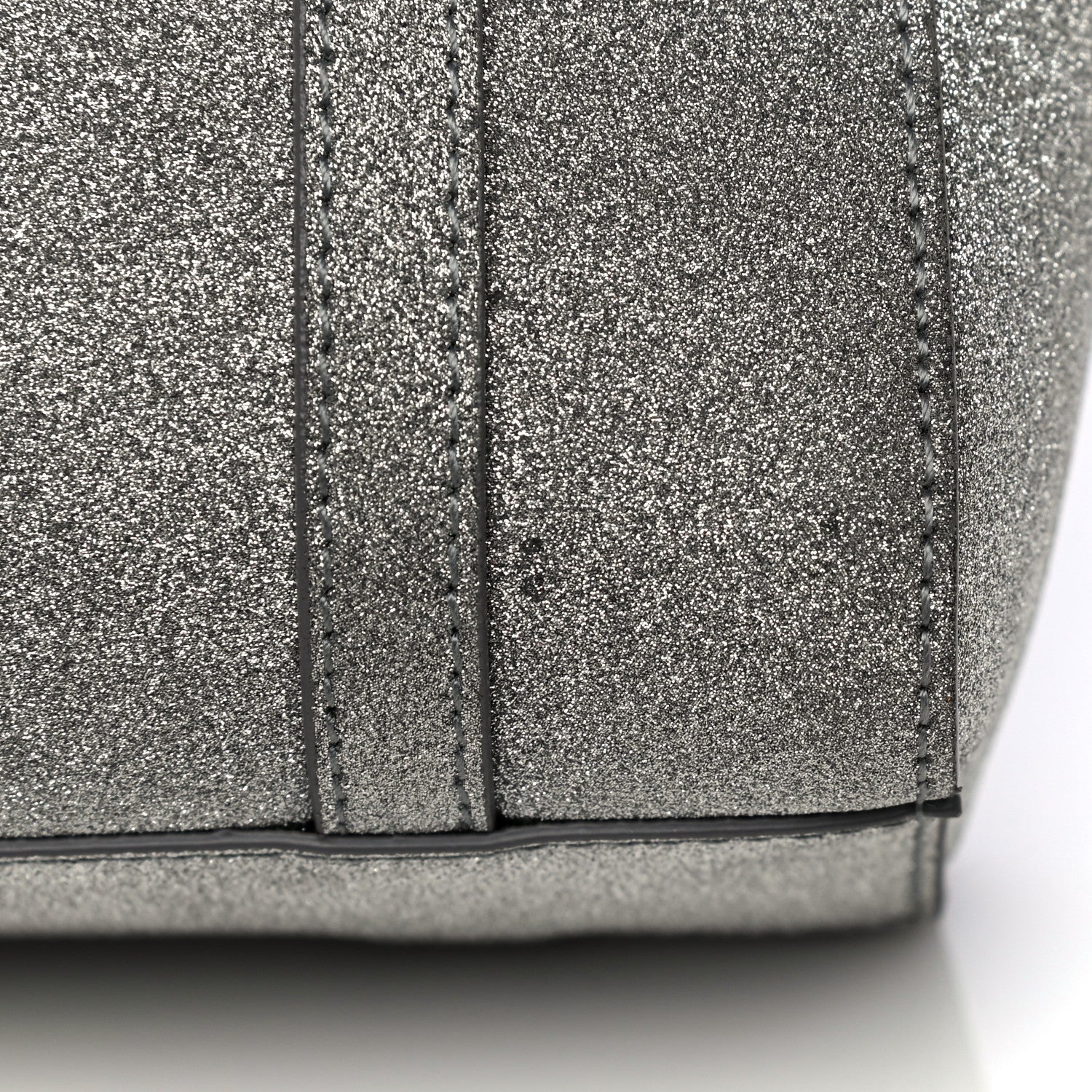 Balenciaga Glitter Calfskin XXS Everyday Tote Silver 8 of 13