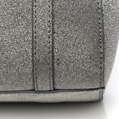 Balenciaga Glitter Calfskin XXS Everyday Tote Silver 8 of 13