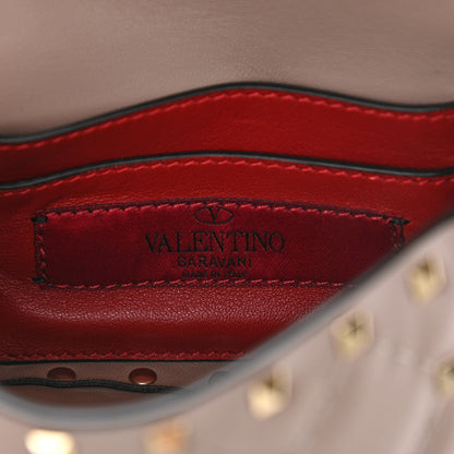 Valentino Garavani Nappa Micro Rockstud Spike Shoulder Bag Poudre 6 of 9