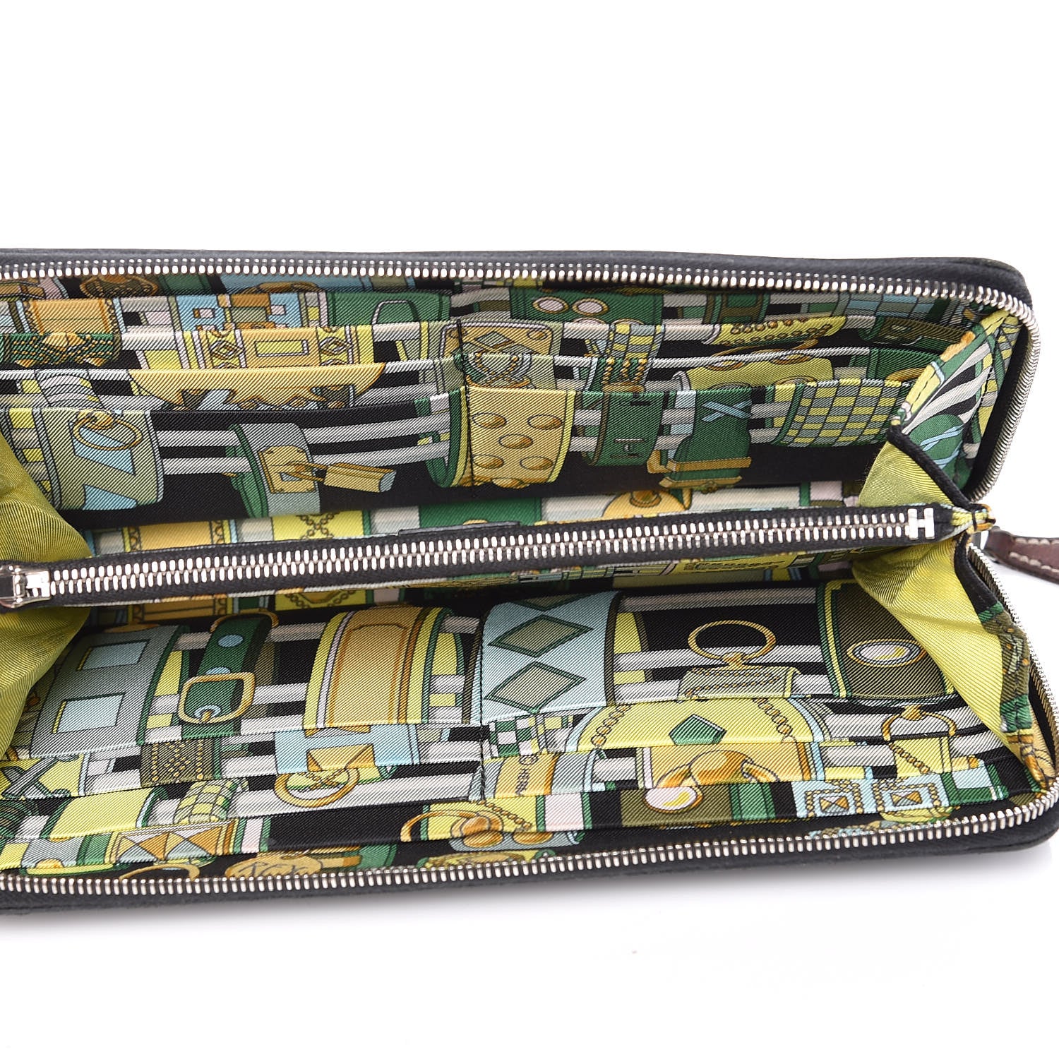 Hermes Epsom Silk'In Wallet Black 5 of 16