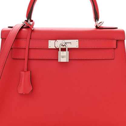 Hermes Epsom Kelly Sellier 28 Rouge Casaque 8 of 12