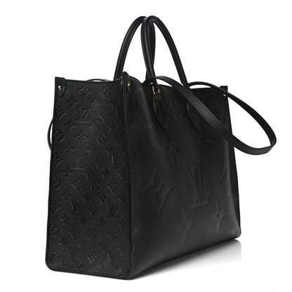 Louis Vuitton Empreinte Monogram Giant Onthego GM Black 3 of 9