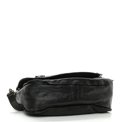 Balenciaga Agneau Classic Hardware Neo Folk Messenger Black 4 of 11