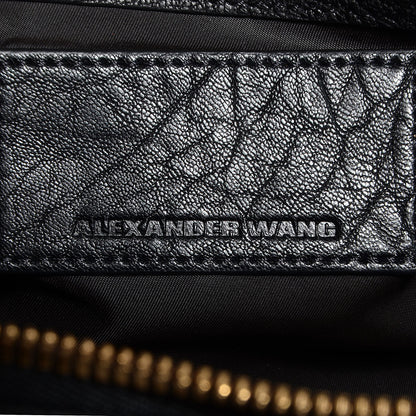 Alexander Wang Pebbled Lambskin Rockie Black w Antique Brass Hardware 6 of 8